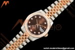 Rolex - Datejust 116231 36mm Jub Flt 316L RG/SS Brn/Dia GMF A2824