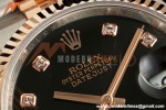 Rolex - Datejust 116231 36mm Jub Flt 316L RG/SS Blk/Dia GMF A2824