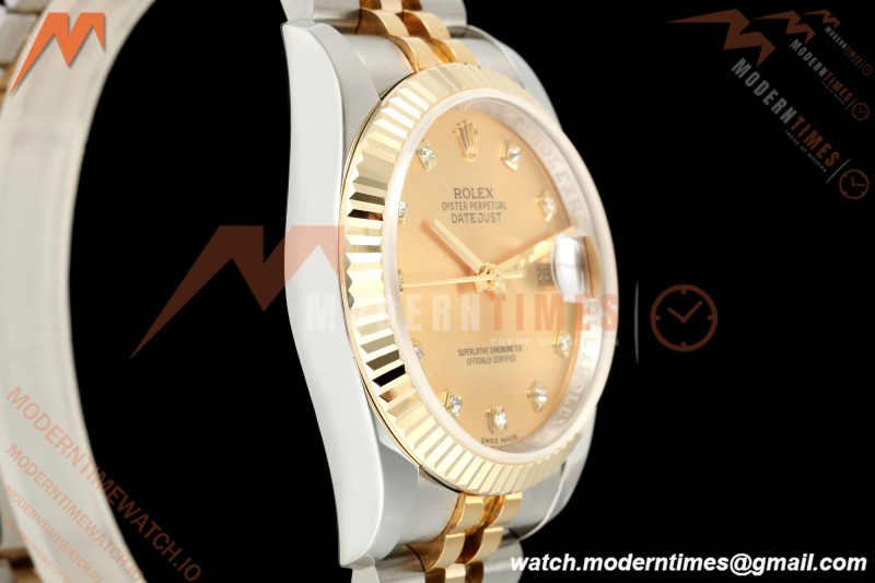 Rolex - Datejust 116233 36mm Jub Flt 316L YG/SS Gold/Dia GMF A2824 | 롤렉스 - 데이트저스트 116233 36mm Jub Flt 316L YG/SS Gold/Dia GMF A2824