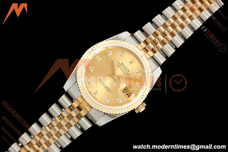 Rolex - Datejust 116233 36mm Jub Flt 316L YG/SS Gold/Dia GMF A2824 | 롤렉스 - 데이트저스트 116233 36mm Jub Flt 316L YG/SS Gold/Dia GMF A2824
