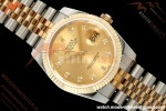 Rolex - Datejust 116233 36mm Jub Flt 316L YG/SS Gold/Dia GMF A2824 | 롤렉스 - 데이트저스트 116233 36mm Jub Flt 316L YG/SS Gold/Dia GMF A2824