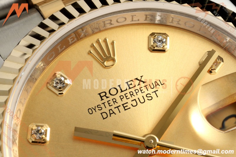 Rolex - Datejust 116233 36mm Jub Flt 316L YG/SS Gold/Dia GMF A2824 | 롤렉스 - 데이트저스트 116233 36mm Jub Flt 316L YG/SS Gold/Dia GMF A2824