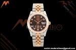 Rolex - Datejust 116231 36mm Jub Flt 316L RG/SS Brn/Dia GMF VR3135