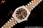 Rolex - Datejust 116231 36mm Jub Flt 316L RG/SS Brn/Dia GMF VR3135