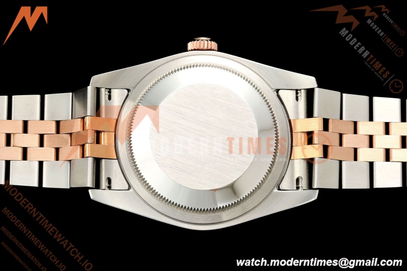 Rolex - Datejust 116231 36mm Jub Flt 316L RG/SS Brn/Dia GMF VR3135
