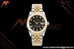 Rolex - Datejust 116233 36mm Jub Flt 316L YG/SS Blk/Dia GMF VR3135