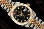Rolex - Datejust 116233 36mm Jub Flt 316L YG/SS Blk/Dia GMF VR3135