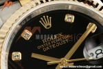 Rolex - Datejust 116233 36mm Jub Flt 316L YG/SS Blk/Dia GMF VR3135