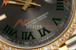 Rolex - Datejust 126283RBR 36mm Jub Diamond 904L YG/SS/DIA Grey/Rmn VSF VS3235