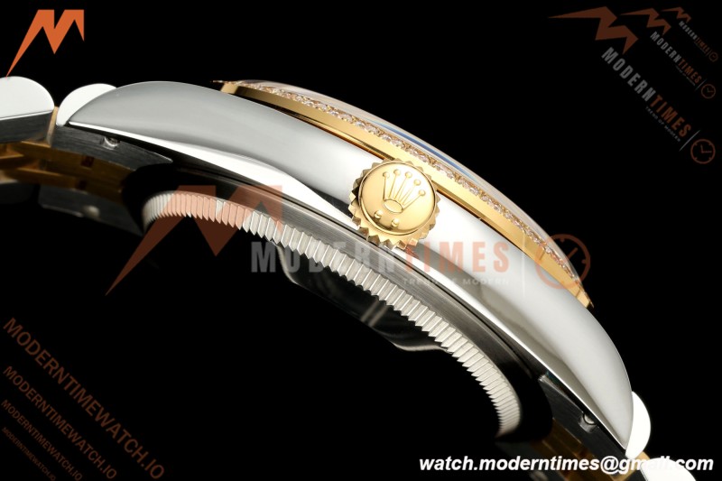 Rolex - Datejust 126283RBR 36mm Jub Diamond 904L YG/SS/DIA Grey/Rmn VSF VS3235