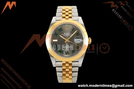 Rolex - Datejust 126303 41mm Jub Smt 904L YG/SS Gold/Stk VSF VS3235 | 롤렉스 - 데이트저스트 126303 41mm 주브 스몰 세컨드 904L YG/SS 그레이/Rmn VSF VS3235