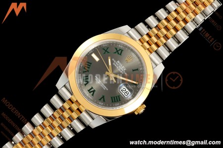 Rolex - Datejust 126303 41mm Jub Smt 904L YG/SS Gold/Stk VSF VS3235 | 롤렉스 - 데이트저스트 126303 41mm 주브 스몰 세컨드 904L YG/SS 그레이/Rmn VSF VS3235