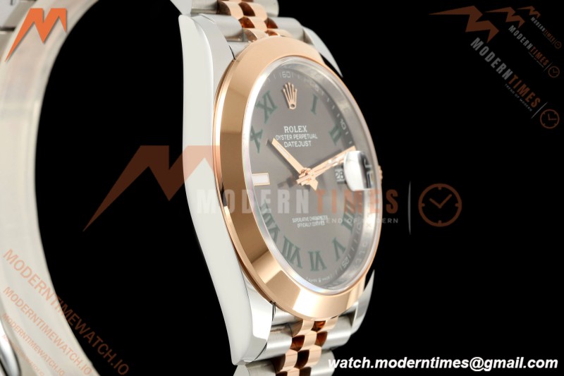 Rolex - Datejust 126301 41mm Jub Smt 904L RG/SS Grey/Rmn VSF VS3235 | 롤렉스 - 데이트저스트 126301 41mm 주브 스몰 세컨드 904L RG/SS 그레이/Rmn VSF VS3235