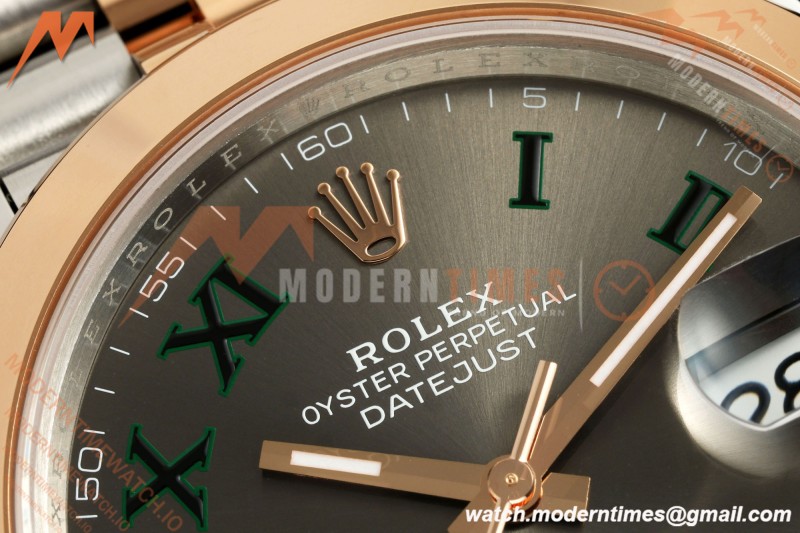 Rolex - Datejust 126301 41mm Jub Smt 904L RG/SS Grey/Rmn VSF VS3235 | 롤렉스 - 데이트저스트 126301 41mm 주브 스몰 세컨드 904L RG/SS 그레이/Rmn VSF VS3235