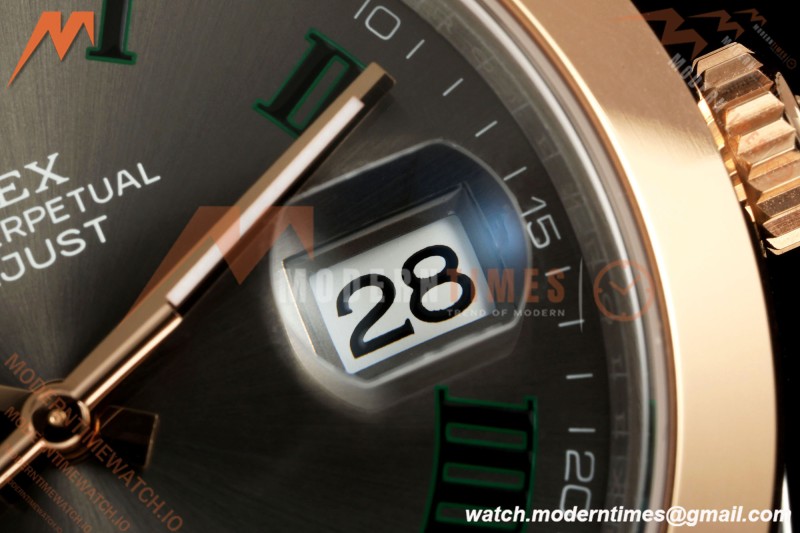 Rolex - Datejust 126301 41mm Jub Smt 904L RG/SS Grey/Rmn VSF VS3235 | 롤렉스 - 데이트저스트 126301 41mm 주브 스몰 세컨드 904L RG/SS 그레이/Rmn VSF VS3235