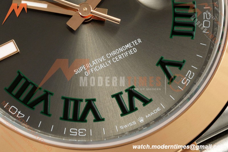 Rolex - Datejust 126301 41mm Jub Smt 904L RG/SS Grey/Rmn VSF VS3235 | 롤렉스 - 데이트저스트 126301 41mm 주브 스몰 세컨드 904L RG/SS 그레이/Rmn VSF VS3235