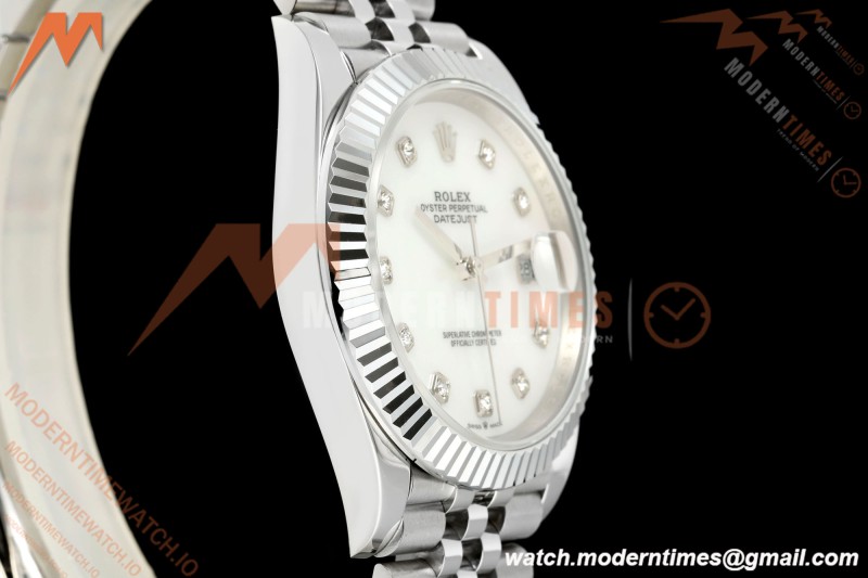 Rolex - Datejust 126334 41mm Gain Weight Jub Flt 904L SS/SS MOP/DIA QF SH3235