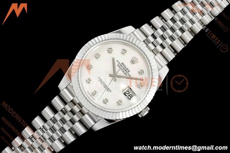 Rolex - Datejust 126334 41mm Gain Weight Jub Flt 904L SS/SS MOP/DIA QF SH3235