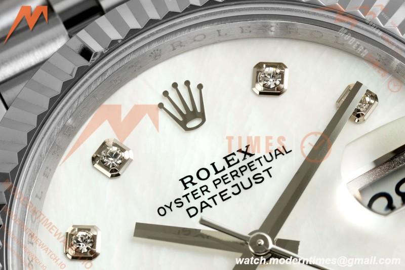 Rolex - Datejust 126334 41mm Gain Weight Jub Flt 904L SS/SS MOP/DIA QF SH3235