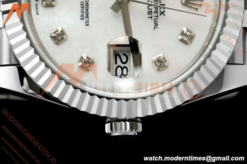 Rolex - Datejust 126334 41mm Gain Weight Jub Flt 904L SS/SS MOP/DIA QF SH3235