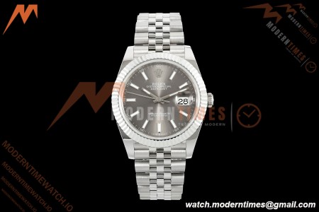 Rolex - Datejust 126334 41mm Gain Weight Jub Flt 904L SS/SS Gray/Stk QF SH3235 | 롤렉스 - 데이트저스트 126334 41mm 게인 웨이트 주브 FLT 904L SS/SS 그레이/Stk QF SH3235