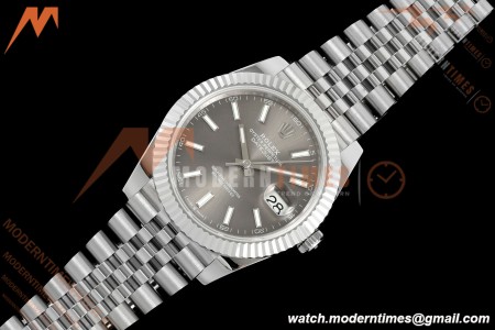 Rolex - Datejust 126334 41mm Gain Weight Jub Flt 904L SS/SS Gray/Stk QF SH3235 | 롤렉스 - 데이트저스트 126334 41mm 게인 웨이트 주브 FLT 904L SS/SS 그레이/Stk QF SH3235