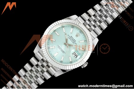 Rolex - Datejust 126334 41mm Gain Weight Jub Flt 904L SS/SS I-Blue/Stk QF SH3235
