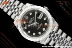Rolex - Datejust 126334 41mm Gain Weight Jub Flt 904L SS/SS Blk/Dia QF SH3235