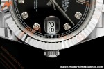 Rolex - Datejust 126334 41mm Gain Weight Jub Flt 904L SS/SS Blk/Dia QF SH3235