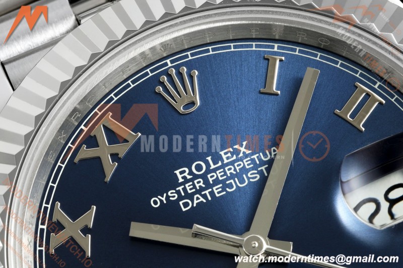 Rolex - Datejust 126334 41mm Gain Weight Jub Flt 904L SS/SS Blu/Rmn QF SH3235