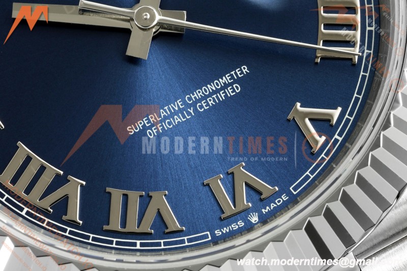 Rolex - Datejust 126334 41mm Gain Weight Jub Flt 904L SS/SS Blu/Rmn QF SH3235