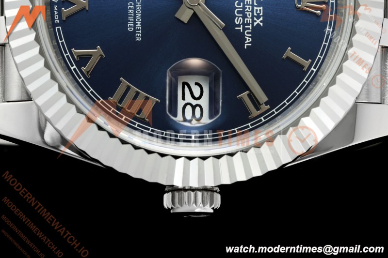 Rolex - Datejust 126334 41mm Gain Weight Jub Flt 904L SS/SS Blu/Rmn QF SH3235