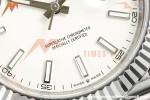 Rolex - Datejust 126334 41mm Gain Weight Jub Flt 904L SS/SS Wht/Stk QF SH3235