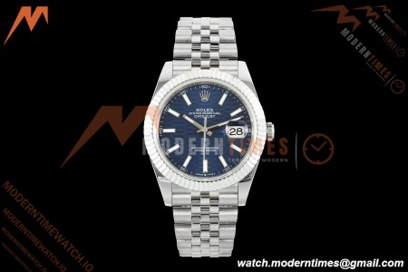 Rolex - Datejust 126334 41mm Gain Weight Jub Flt 904L SS/SS F-Blu/Stk QF SH3235 | 롤렉스 - 데이트저스트 126334 41mm 게인 웨이트 주브 FLT 904L SS/SS F-블루/Stk QF SH3235