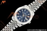 Rolex - Datejust 126334 41mm Gain Weight Jub Flt 904L SS/SS F-Blu/Stk QF SH3235