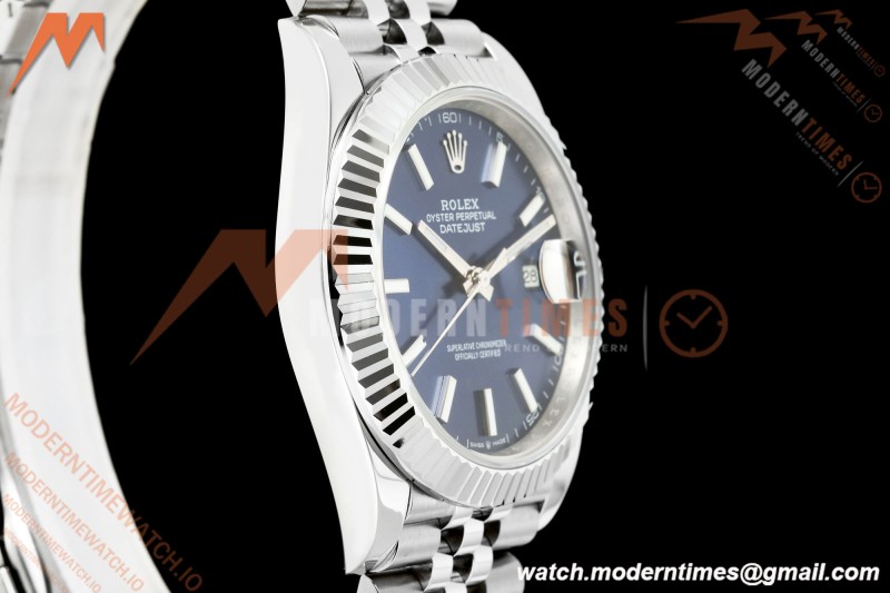 Rolex - Datejust 126334 41mm Gain Weight Jub Flt 904L SS/SS Blu/Stk QF SH3235