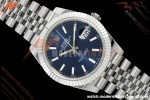 Rolex - Datejust 126334 41mm Gain Weight Jub Flt 904L SS/SS Blu/Stk QF SH3235