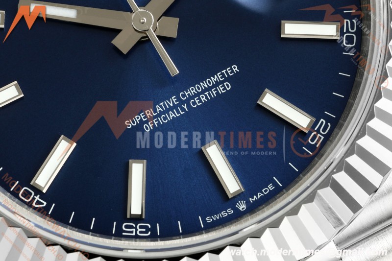 Rolex - Datejust 126334 41mm Gain Weight Jub Flt 904L SS/SS Blu/Stk QF SH3235