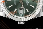 Rolex - Datejust 126334 41mm Gain Weight Jub Flt 904L SS/SS Grn/Stk QF SH3235