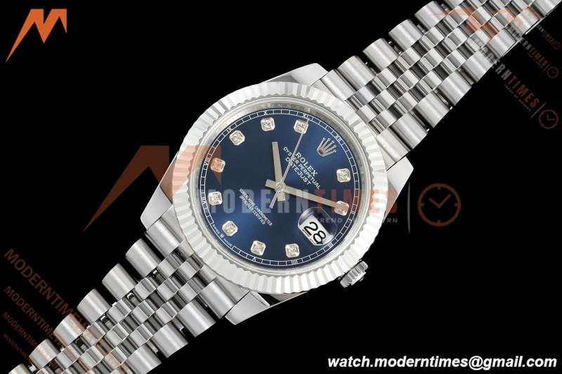 Rolex - Datejust 126334 41mm Gain Weight Jub Flt 904L SS/SS Blu/Dia QF SH3235