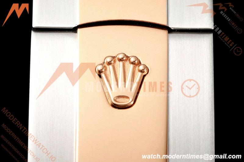 Rolex - Datejust 126331 41mm 904L Gold Wrapped Oys Flt RG/SS Brn/Dia BJF SH3235 | 롤렉스 - 데이트저스트 126331 41mm 904L 골드 랩 오이즈 플라이백 RG/SS 브라운/다이아 BJF SH3235