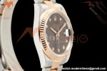 Rolex - Datejust 126331 41mm 904L Gold Wrapped Oys Flt RG/SS Brn/Dia BJF SH3235 | 롤렉스 - 데이트저스트 126331 41mm 904L 골드 랩 오이즈 플라이백 RG/SS 브라운/다이아 BJF SH3235