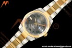 Rolex - Datejust 126333 41mm Wimbledon 904L Gold Wrapped Oys Flt YG/SS Grey/Rmn BJF SH3235 | 롤렉스 - 데이트저스트 126333 41mm 윔블던 904L 골드 랩 오이즈 플라이트 YG/SS 그레이/Rmn BJF SH3235