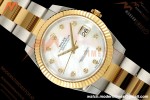 Rolex - Datejust 126333 41mm 904L Gold Wrapped Oys Flt YG/SS W-Mop/Dia BJF SH3235