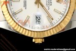 Rolex - Datejust 126333 41mm 904L Gold Wrapped Oys Flt YG/SS Wht/Stk BJF SH3235 | 롤렉스 - 데이트저스트 126333 41mm 904L 골드 랩 오이즈 플라이백 YG/SS 화이트/스틸 BJF SH3235