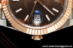 Rolex - Datejust 126331 41mm 904L Gold Wrapped Jub Flt RG/SS Choco/Stk BJF SH3235 | 롤렉스 - 데이트저스트 126331 41mm 904L 골드 랩드 주브 플라이백 RG/SS 초코/스틸 BJF SH3235