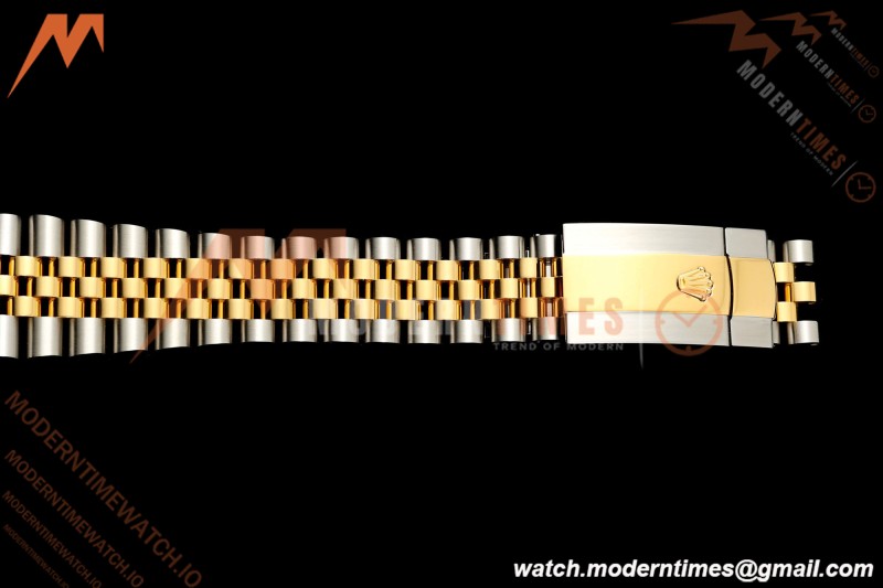 Rolex - Datejust 126333 41mm 904L Gold Wrapped Jub Flt YG/SS Blk/Stk BJF SH3235