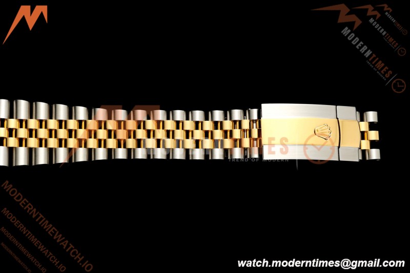 Rolex - Datejust 126333 41mm 904L Gold Wrapped Jub Flt YG/SS Blk/Dia BJF SH3235
