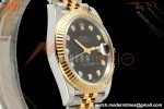 Rolex - Datejust 126333 41mm 904L Gold Wrapped Jub Flt YG/SS Blk/Dia BJF SH3235