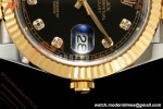 Rolex - Datejust 126333 41mm 904L Gold Wrapped Jub Flt YG/SS Blk/Dia BJF SH3235